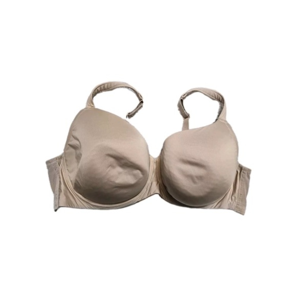 Cacique‎ Bra 46 D Underwire Beige  Full Coverage  Lined